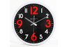 12'' Art Deco Style Wall Clock in Black