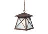 Spencer 1-Light Outdoor Pendant In Hazelnut Bronze