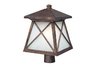 Spencer 1-Light Outdoor Post Light In Hazelnut Bronze