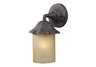 Monteflor 1-Light Outdoor Wall Mount In Clay Bronze