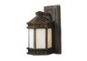 Mission Abbey 1-Light Outdoor Sconce In Hazlenut Bronze