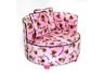 Redondo Chair Minky Pink Heart Tattoo