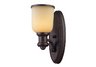 Brooksdale 1-Light Sconce in Oiled Bronze