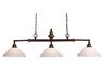 Lurray 3-Light Billiard/Island Light in Aged Bronze