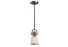 Brooksdale 1-Light Pendant in Antique Copper