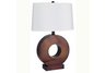O shape Metal Table Lamp - Bronze