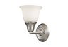 Berwick 1-Light Sconce in Brushed Nickel