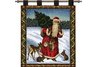 Father Christmas Red Wall Hanging