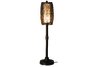 Bristol 58 Walnut Weave Outdoor Floor Lamp
