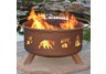 Bear & Trees Fire Pit