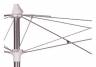 7.5 foot frame close up. 7.5 foot pop-up umbrella frame close-up, patio umbrella frame close-up