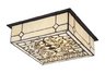 Adamson 2-Light Flush Mount in Matte Black