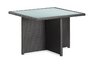 Turtle Bach Table Set in Chocolate - 5 pc set