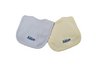 Princess Linens Cotton Knit Bib Set - Blue and Yellow