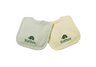 Princess Linens Cotton Knit Bib Set with Turtle Motif - Sage and Yellow