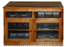 9545Traditional Oak TV Console 42w x 30h x 18d