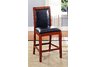 Daffodil Counter Height Chair in Dark Chocolate (Set of 2)