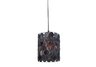 Cirque 1-Light Pendant in Matte Black