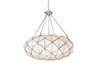 Tetra 4-Light Pendant with Chrome Hardware