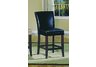 Achillea Pub Chair in Bi-cast leather (Set of 2)
