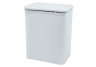 Chelsea Pattern Wicker Nursery Hamper With Removable BagIllusion Blue