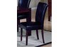 Achilea Side Chair in Bi-cast leather Black (Set of 2)