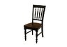 Oxford Side Chair in Black/Cherry finish (Set of 2)