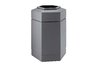 30-Gallon Hex Trash Receptacle