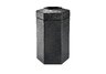 50-Gallon Hex Trash Receptacle