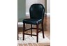 Europa Counter Height Chair in Dark brown (Set of 2)