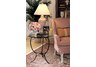 Florence Round End Table with Glass Top995