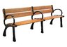 7' cast iron bench
