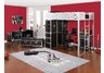 Rock & Roll Full Size Study Loft Bunk Bed (ships in 2 cartons)