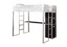 Rock & Roll Full Size Study Loft Bunk Bed (ships in 2 cartons)