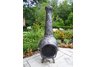 Cast Iron Leaf Chimenea
