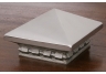 Satin Nickel Metallic Post Cap