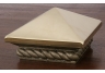 Satin Brass Metallic Post Cap