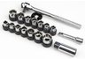 21 Piece SAE/Metric 3/8 Inch Drive Socket Set