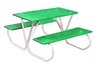 Commercial Park 3 Preschool Table- Portable, Polyethylene Planks, Green