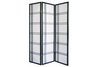 Girard 3-Panel Room Divider - Black