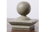 Sphere Sculpture Moss Post Cap