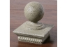 Sphere Sculpture Moss Post Cap