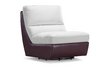 Bond Swivel Chair white/ MAROON