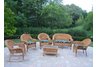 Resin Wicker 6pc Seating Set with Cushions