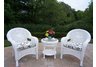 Resin Wicker 3pc Seating Set with Cushions