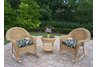 Resin Wicker 3pc Rocker Set with Cushions