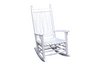 Jumbo White Charleston Rocker