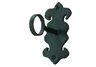 METAL DRAPERY BRACKET PAIR:BLACK3.5