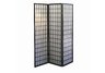 3-Panel Room Divider - Black