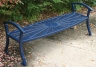 park benches, commercial benches, backless bench
